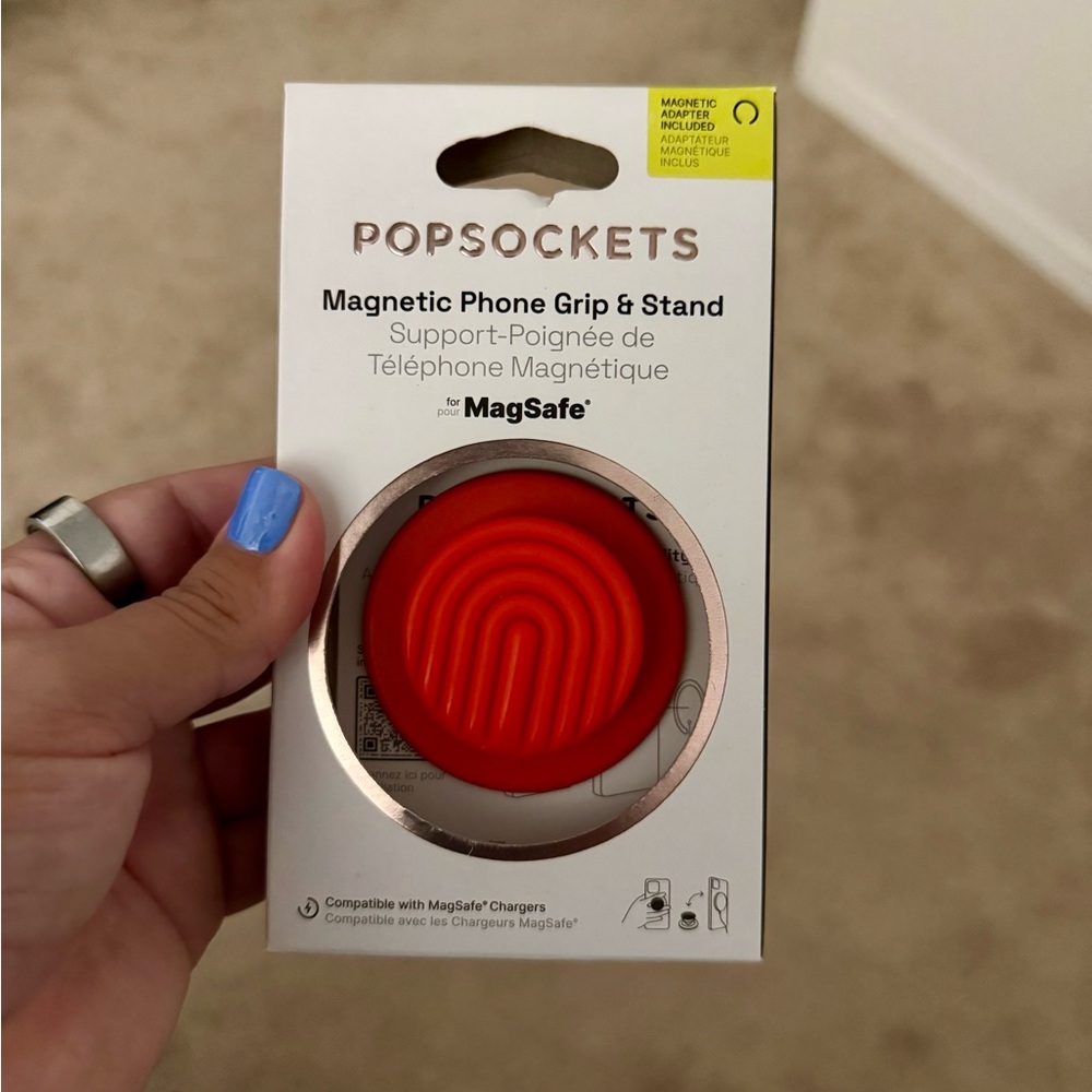 PopSocket Magnetic Phone Grip & Stand - Vibrant Red